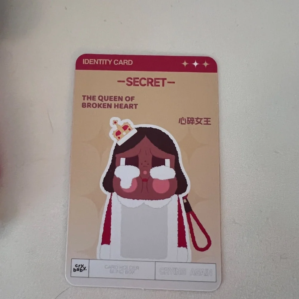 Pop Mart Cry Baby Crying Again SECRET “Queen of broken heart” Plush Card Ho… - Picture 2 of 6